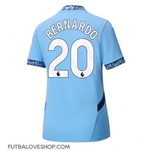 Dres Manchester City Bernardo Silva #20 Domáci pre Ženy 2024-25 Krátky Rukáv